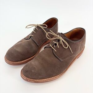 Allen Edmonds Suede Boone Oxfords Size 13 D Brown Dress‎ Shoes